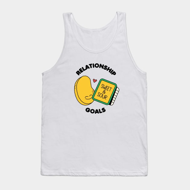 Relationship goals nuggets and sweet and sour sauce Tank Top by Nora Gazzar